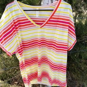 Colorful lightweight tee